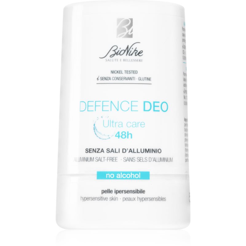Bionike Defence Deo Deodorante Roll-On Senza Sali Di Alluminio Per Pelli Sensibili 48H 50 Ml