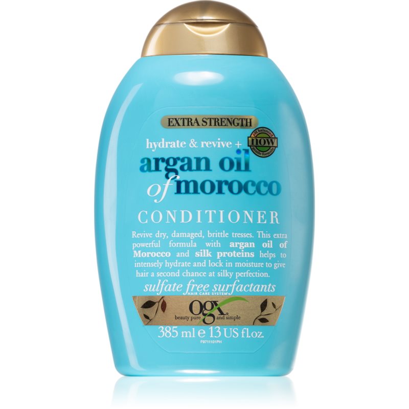 Ogx Argan Oil Of Morocco Extra Strenght Balsamo Rigenerante Per Capelli Rovinati 385 Ml