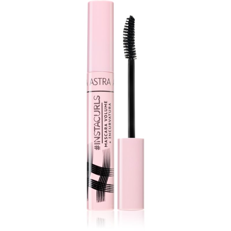 Astra Make-Up #Instacurls Mascara Per Ciglia Curve E Voluminose Colore Black 10 Ml