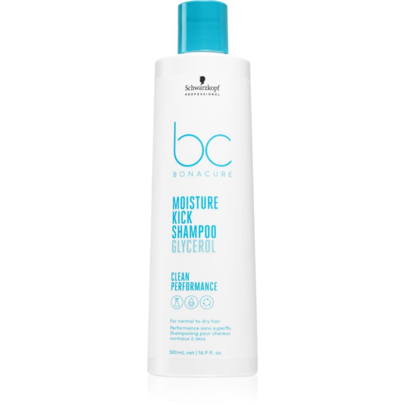 Schwarzkopf Professional Bc Bonacure Moisture Kick Shampoo Per Capelli Normali E Secchi 500 Ml