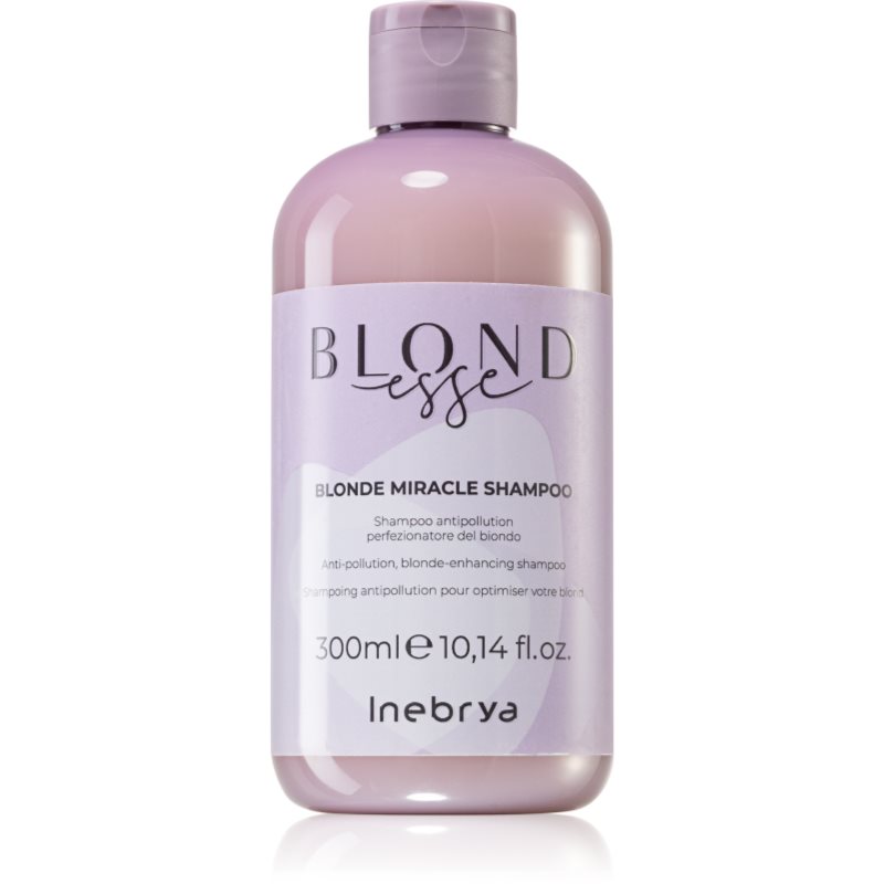 Inebrya Blondesse Blonde Miracle Shampoo Shampoo Detergente Detossinante Per Capelli Biondi 300 Ml