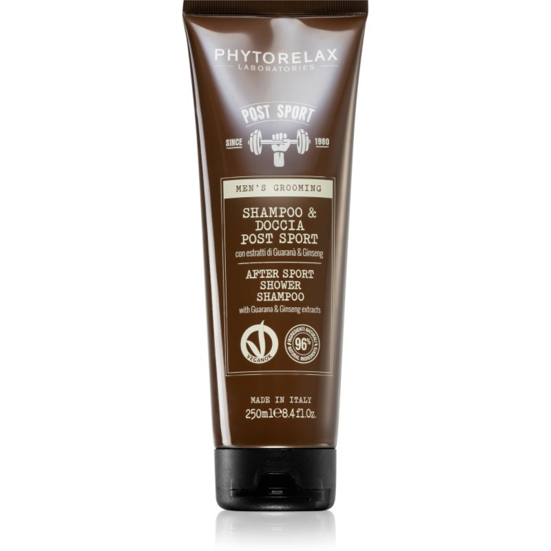 Phytorelax Laboratories Men'S Grooming After Sport Shampoo E Gel Doccia Per Uomo 250 Ml