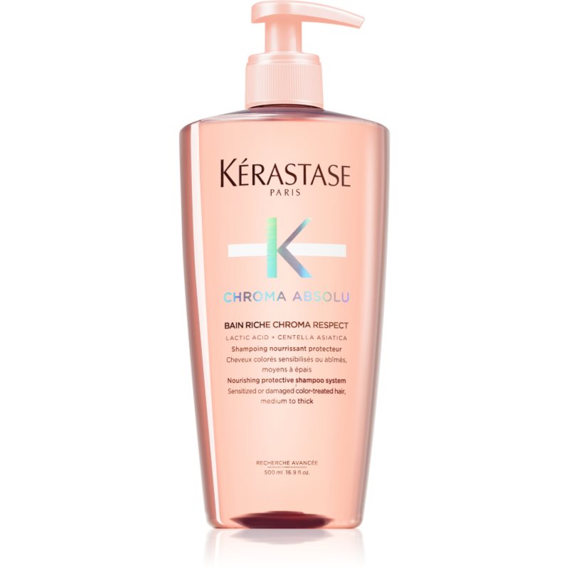 Kérastase Chroma Absolu Bain Riche Chroma Respect Shampoo Nutriente Per Capelli Tinti 500 Ml