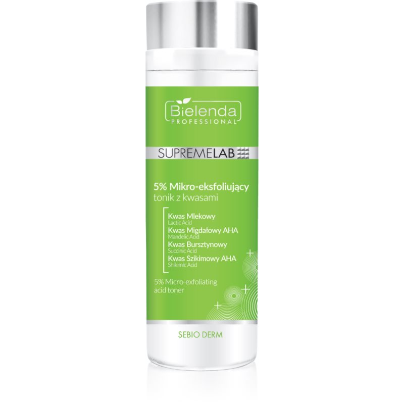 Bielenda Professional Supremelab Sebio Derm Lozione Tonica Esfoliante Delicata 200 Ml