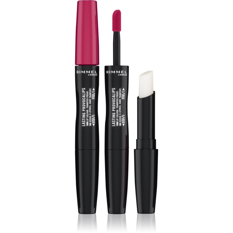 Rimmel Lasting Provocalips Double Ended Rossetto Lunga Tenuta Colore 310 Pouting Pink 3,5 G
