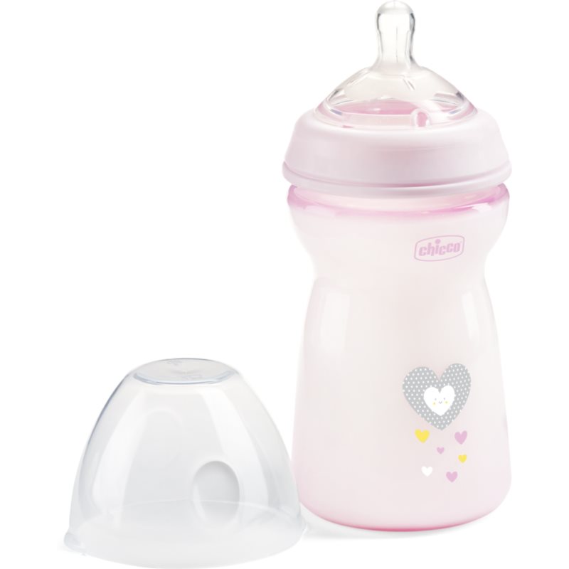 Chicco Natural Feeling Girl Biberon 6M+ 330 Ml
