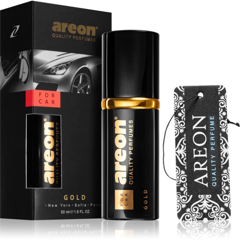 Areon Parfume Gold Deodorante Per Automobili I. 50 Ml
