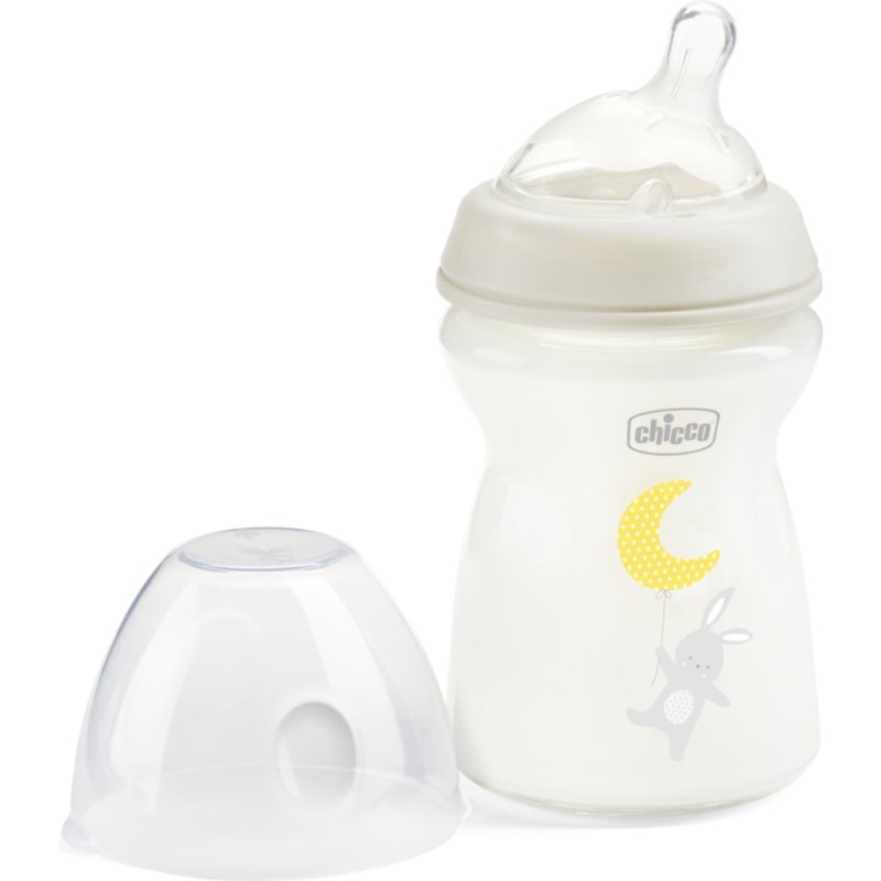 Chicco Natural Feeling Glass Neutral Ii Biberon 0M+ 250 Ml