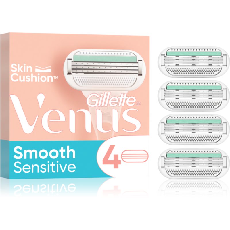 Gillette Venus Sensitive Smooth Testina Di Ricambio 4 Pz