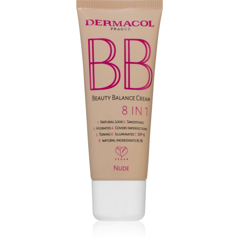 Dermacol Beauty Balance Bb Cream Con Effetto Idratante Spf 15 N.2 Nude 30 Ml