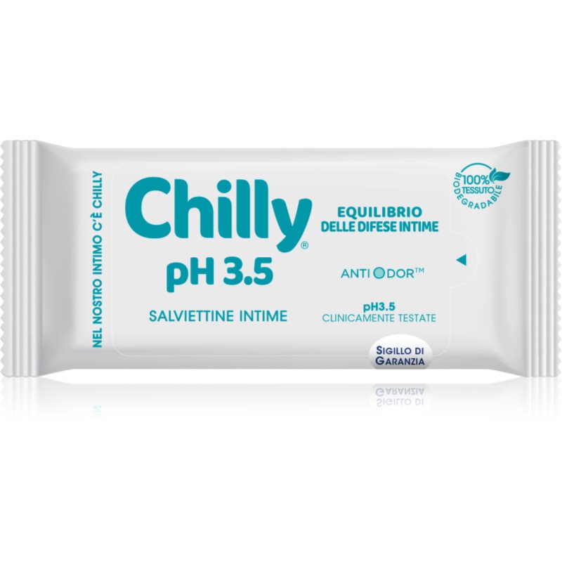 Chilly Balance Salviette Per L'Igiene Intima Ph 3,5 12 Pz