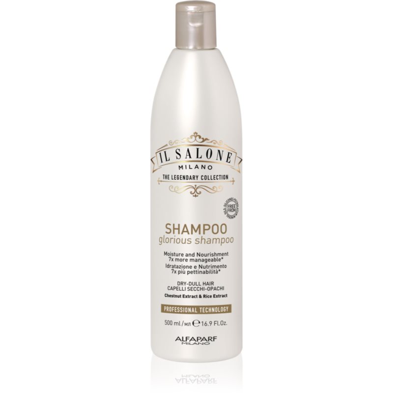 Alfaparf Milano Il Salone Milano Glorious Shampoo Nutriente Per Capelli Rovinati 500 Ml