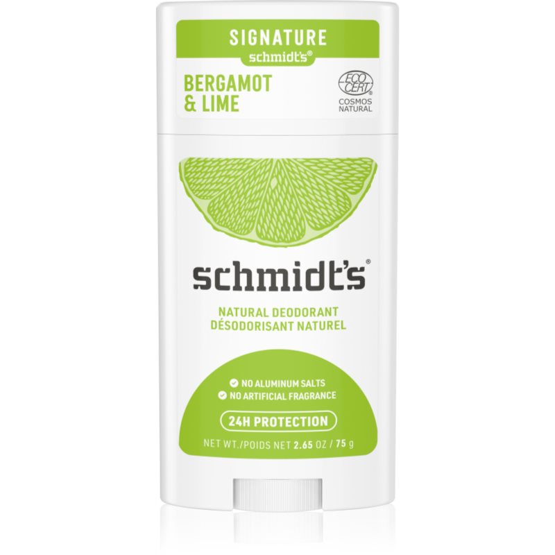 Schmidt'S Bergamot + Lime Deodorante Solido Relaunch 75 G