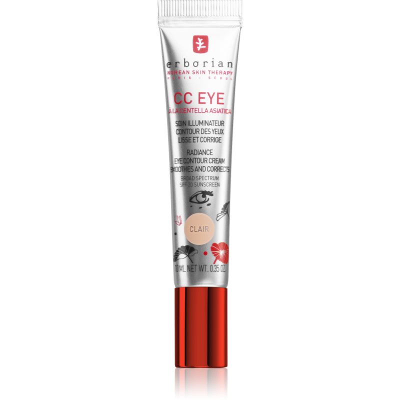 Erborian Cc Eye Crema Colorata Lisciante Contorno Occhi Spf 20 Colore Claire 10 Ml