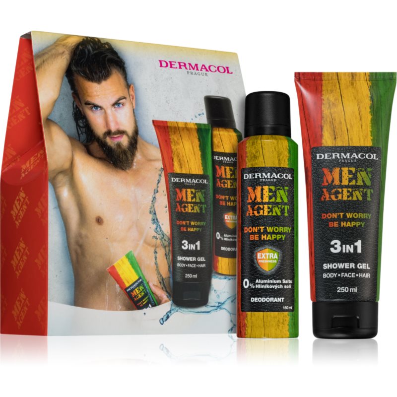 Dermacol Men Agent Don´T Worry Be Happy Confezione Regalo Per Il Corpo Per Uomo
