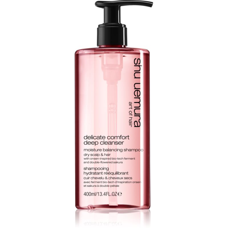 Shu Uemura Deep Cleanser Delicate Comfort Shampoo Idratante Per Capelli Secchi 400 Ml