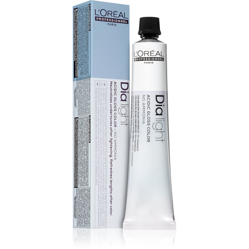 L’Oréal Professionnel Dia Light Tinta Permanente Per Capelli Senza Ammoniaca Colore 7.01 Biondo Cenere Medio Naturale 50 Ml