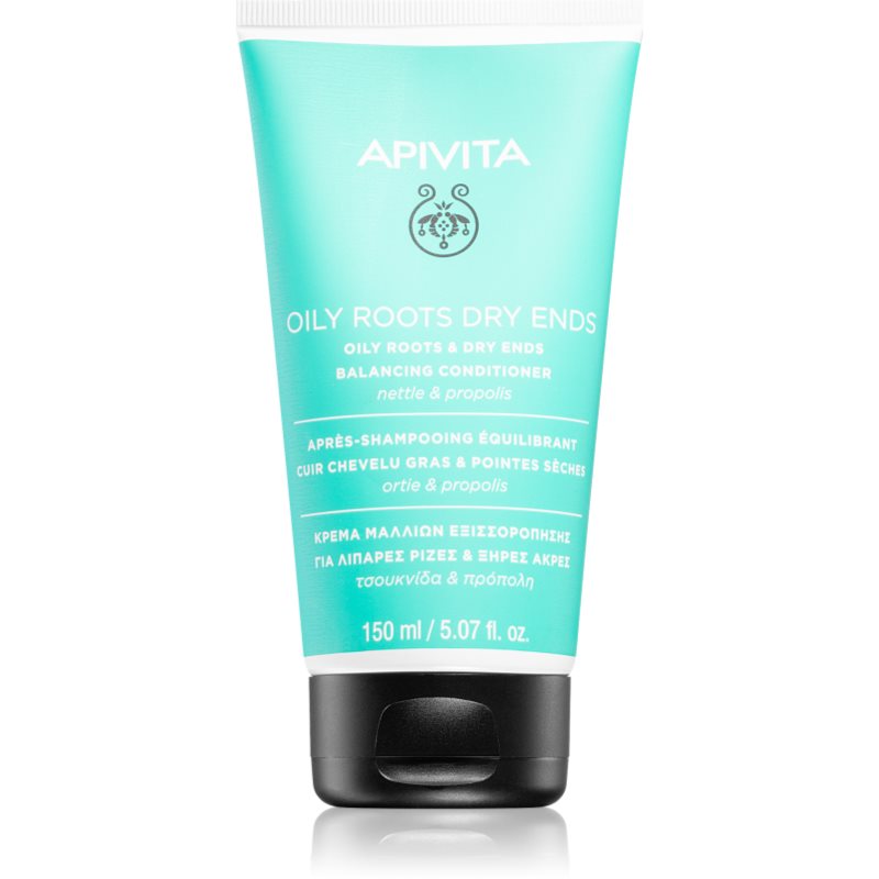 Apivita Oily Roots & Dry Ends Oily Roots & Dry Ends Conditioner Balsamo Per Cuoi Capelluti Grassi E Punte Secche 150 Ml
