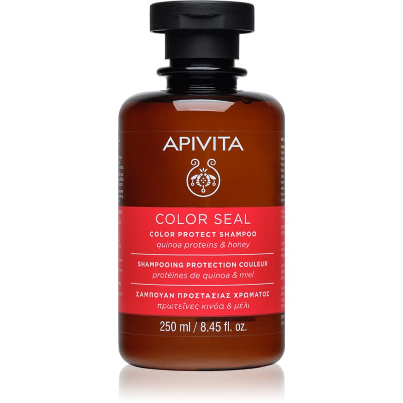Apivita Color Seal Shampoo Shampoo Protettivo Per Capelli Tinti Senza Sulfati 250 Ml
