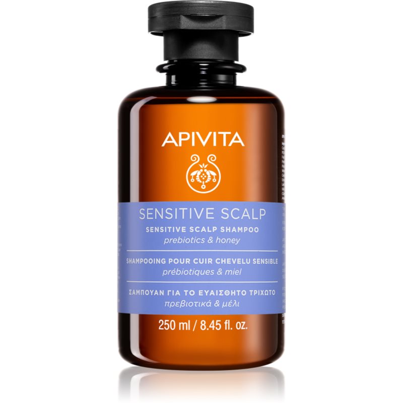 Apivita Sensitive Scalp Shampoo Shampoo Per Cuoi Capelluti Sensibili E Irritati Senza Sulfati 250X Ml