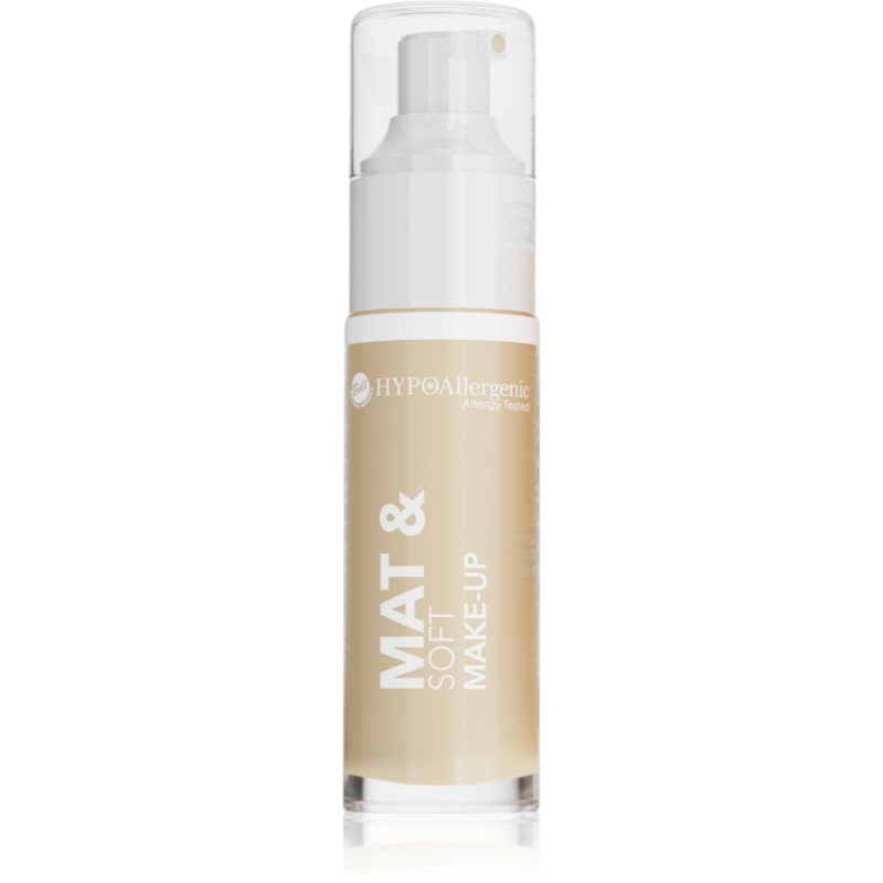 Bell Hypoallergenic Mat&Soft Fondotinta Opacizzante Leggero Colore 04 Golden Beige 30 Ml