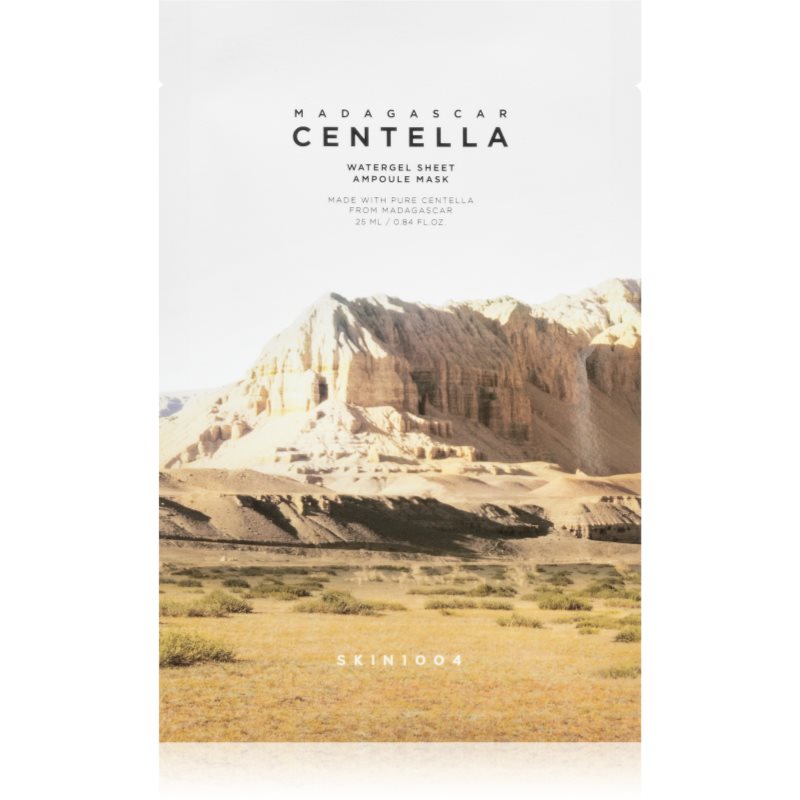 Skin1004 Madagascar Centella Watergel Sheet Ampoule Mask Maschera Idrogel Intensiva Effetto Idratante 25 Ml