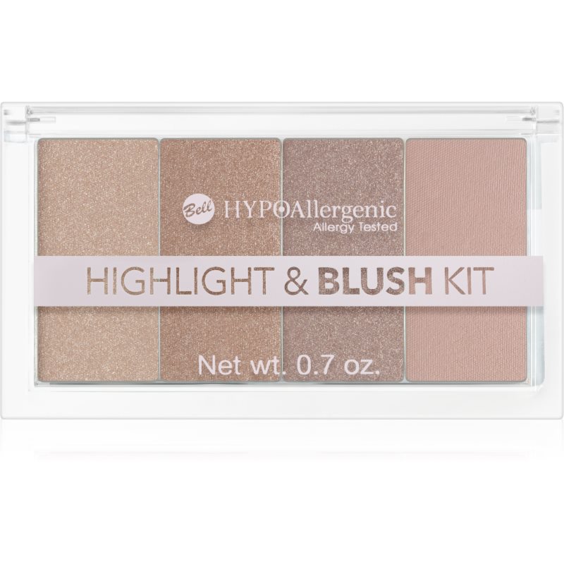 Bell Hypoallergenic Palette Di Illuminanti E Blush 20 G