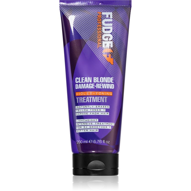Fudge Clean Blonde Damage Rewind Conditioner Balsamo Viola 200 Ml