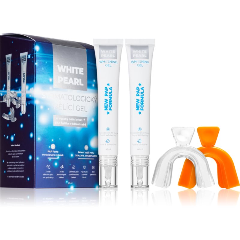 White Pearl System Pap Whitening Gel Sbiancante Stomatologico 2X40 Ml