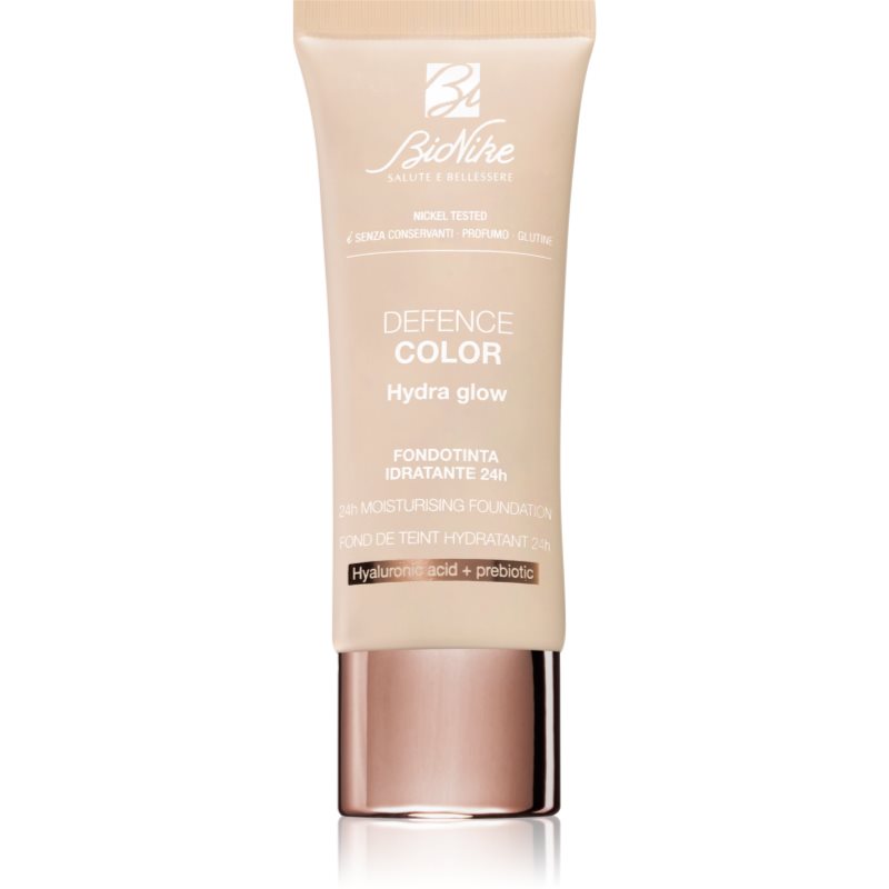 Bionike Color Hydra Glow Fondotinta Idratante Per Un Effetto Lunga Durata Colore 102 Creme 30 Ml