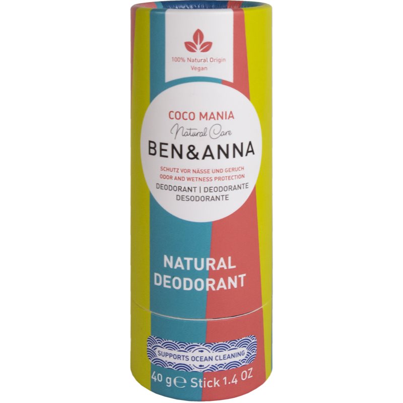Ben&Anna Natural Deodorant Coco Mania Deodorante Solido 40 G