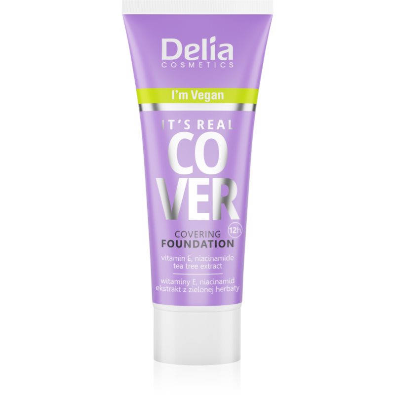 Delia Cosmetics It'S Real Cover Fondotinta Coprente Colore 206 Honey 30 Ml