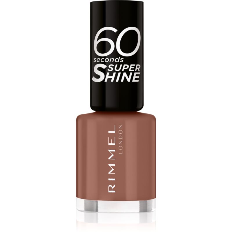 Rimmel 60 Seconds Super Shine Smalto Per Unghie Colore 101 Taupe Throwback 8 Ml