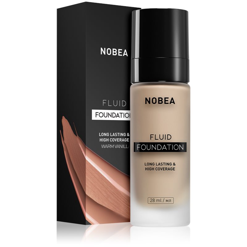 Nobea Day-To-Day Fluid Foundation Fondotinta Lunga Tenuta Colore 04 Warm Vanilla 28 Ml