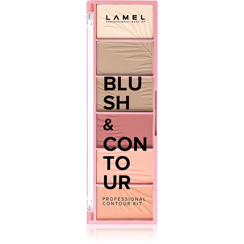 Lamel Blush & Contour Palette Di Blush Per Contouring 16 G