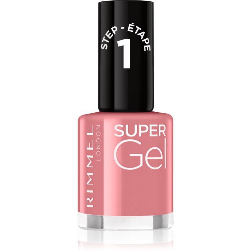Rimmel Super Gel Smalto Gel Per Unghie Senza Lampada Uv/Led Colore 035 Pop Princess Pink 12 Ml