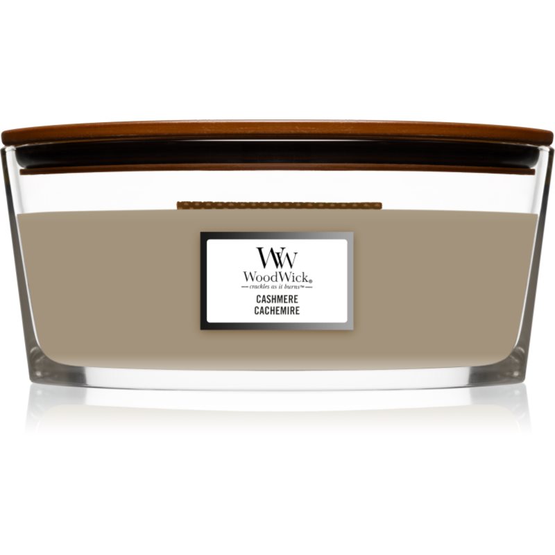 Woodwick Cashmere Candela Profumata Con Stoppino In Legno (Hearthwick) 453,6 G