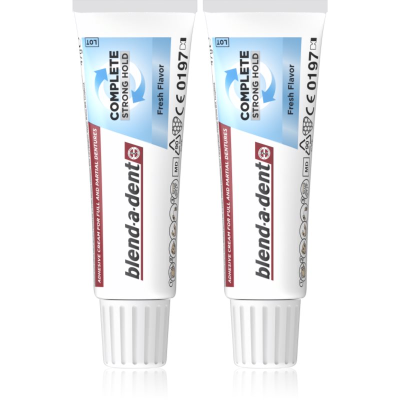 Blend-A-Dent Extra Strong Original Crema Fissante Per Protesi Dentarie 2X47 G
