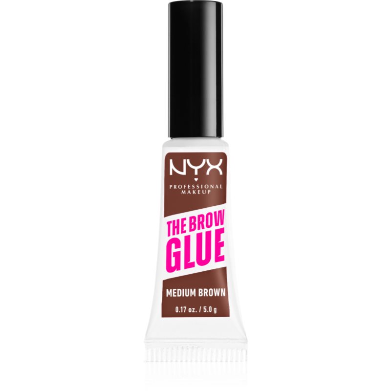 Nyx Professional Makeup The Brow Glue Gel Per Le Sopracciglia Colore 03 Medium Brown 5 G