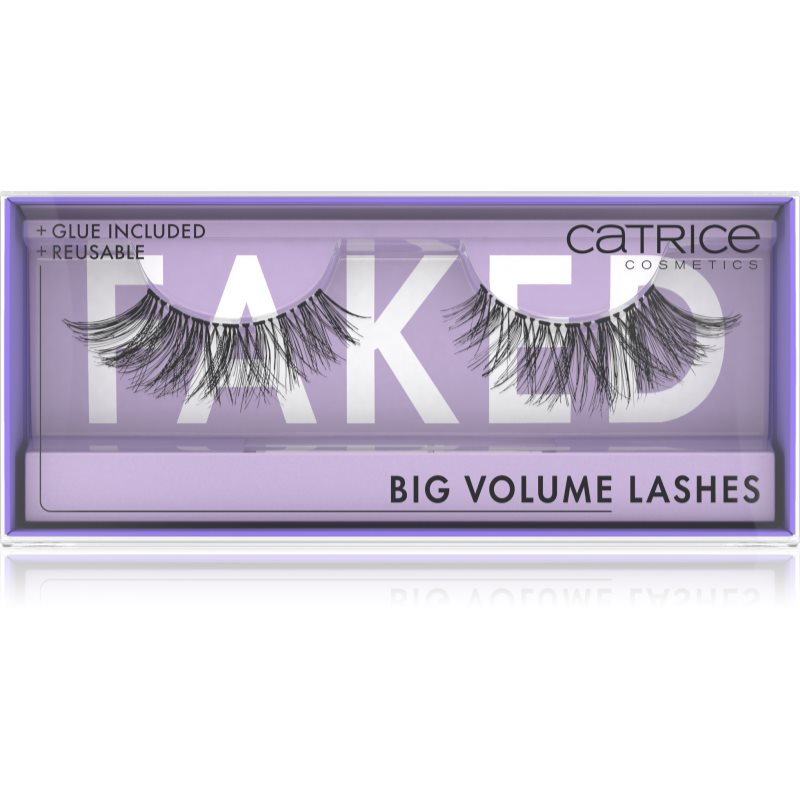 Catrice Faked Ciglia Finte Con Colla E Applicatore Big Volume 2 Pz