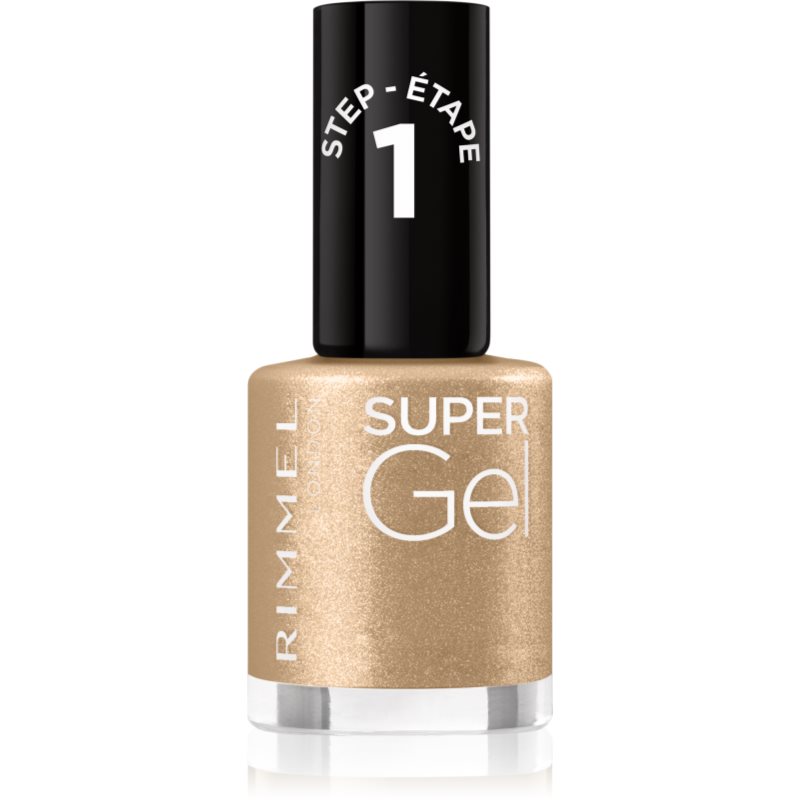 Rimmel Super Gel Smalto Gel Per Unghie Senza Lampada Uv/Led Colore 095 Going For Gold 12 Ml