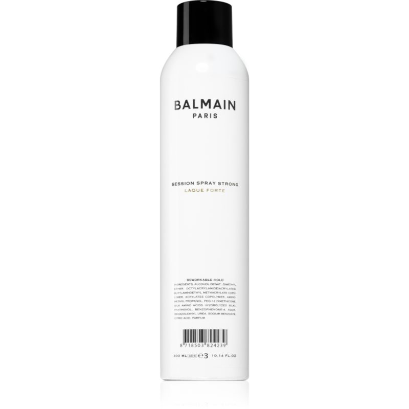 Balmain Hair Couture Session Spray Lacca Per Capelli Fissante Forte 300 Ml