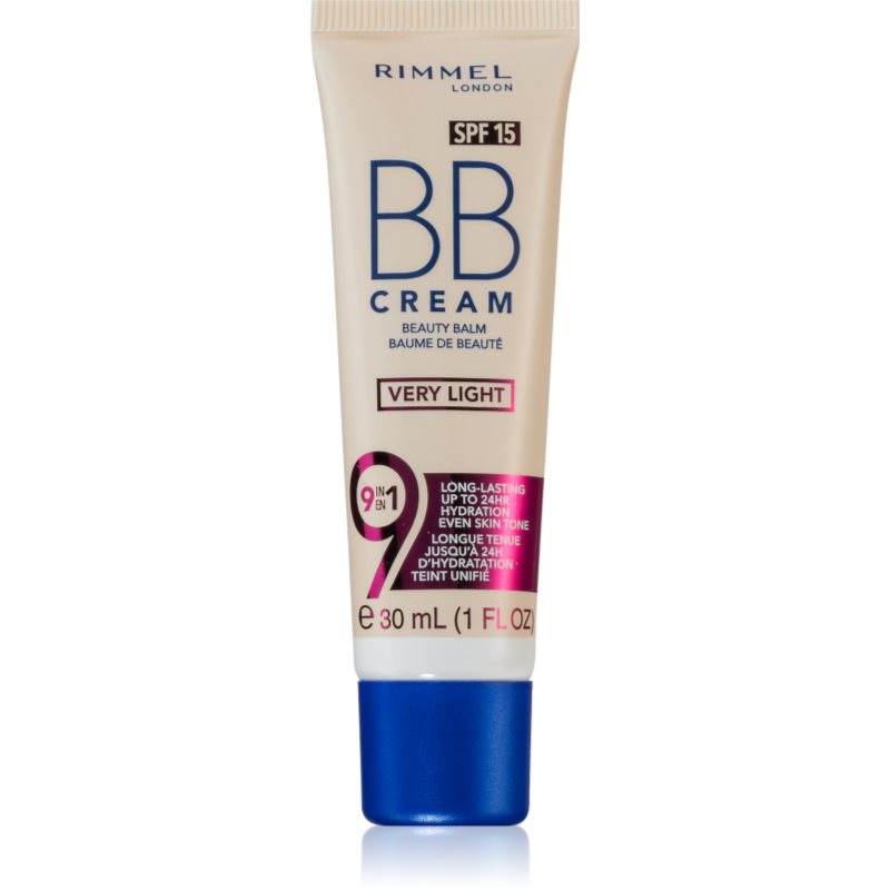 Rimmel Bb Cream 9 In 1 Bb Cream Spf 15 Colore Very Light 30 Ml