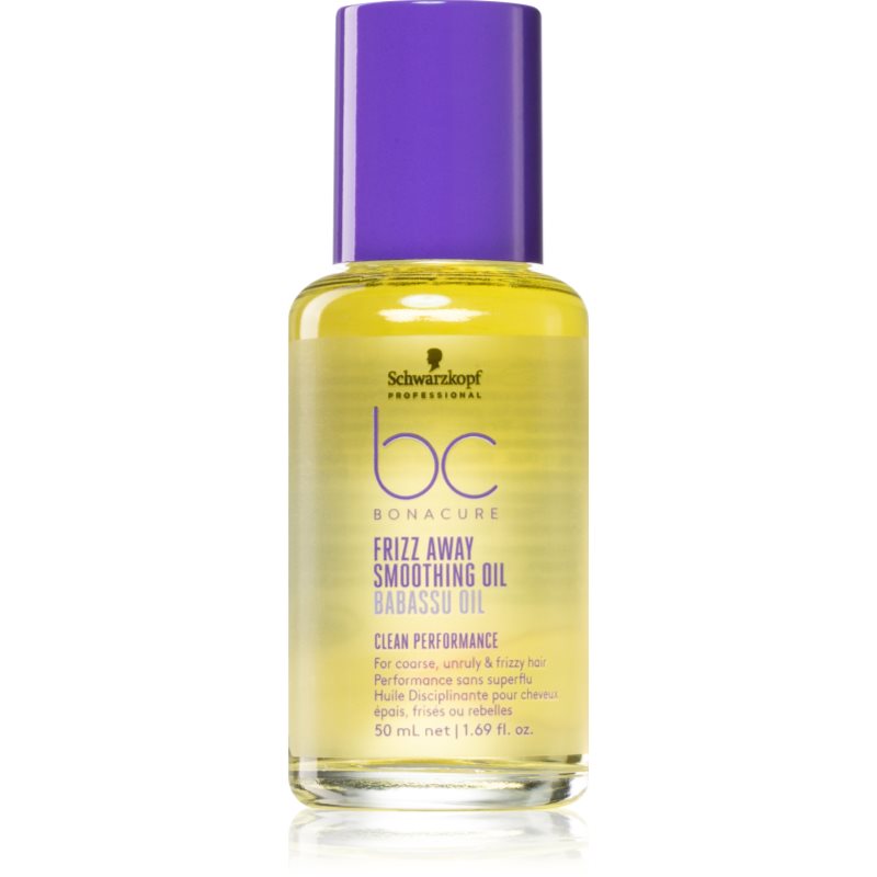 Schwarzkopf Professional Bc Bonacure Frizz Away Smoothing Oil Olio Lisciante Per Capelli 50 Ml