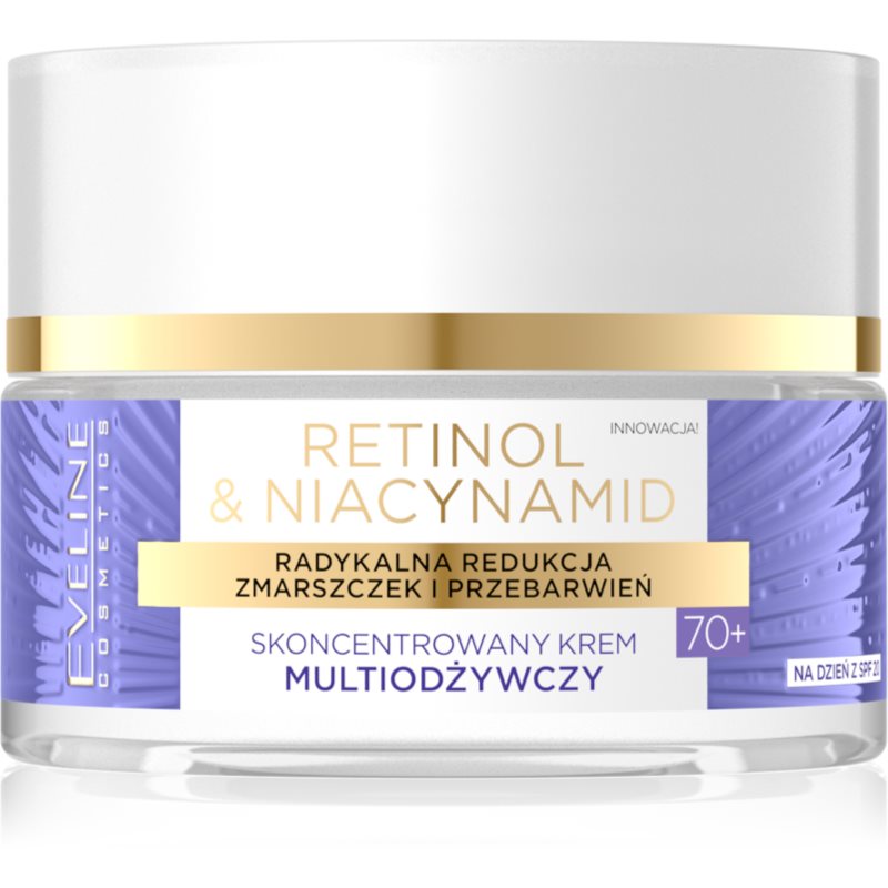 Eveline Cosmetics Retinol & Niacynamid Crema Giorno Nutriente 70+ Spf 20 50 Ml