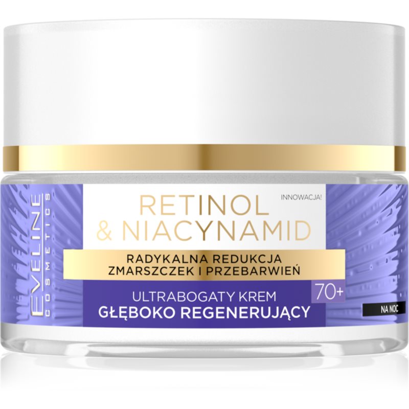 Eveline Cosmetics Retinol & Niacynamid Crema Notte Di Rigenerazione Profonda 70+ 50 Ml