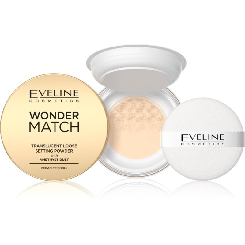 Eveline Cosmetics Wonder Match Polvere Fissante Trasparente 6 G