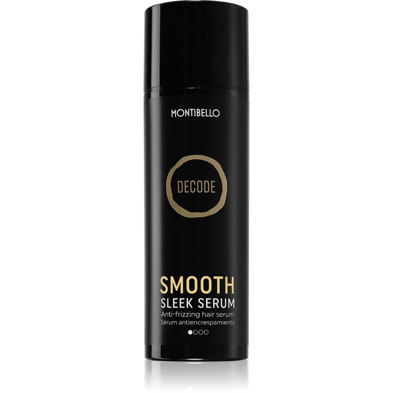 Montibello Decode Smooth Sleek Serum Siero Riparatore Per Capelli Effetto Immediato Per Capelli Ribelli E Crespi 150 Ml