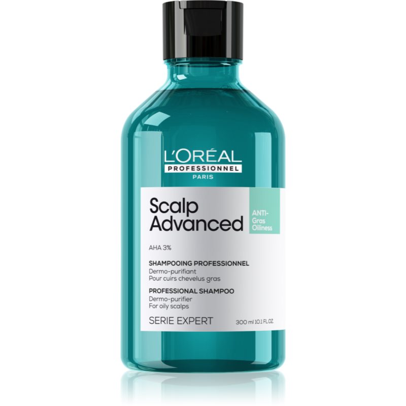 L’Oréal Professionnel Serie Expert Scalp Advanced Shampoo Detergente Per Cuoi Capelluti Grassi 300 Ml