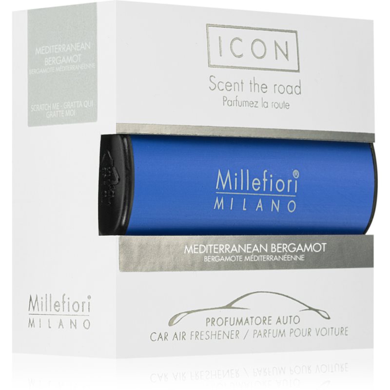 Millefiori Icon Mediterranean Bergamot Deodorante Per Auto 1 Pz